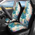 thumbnail image 2 of Qpednta Tropical Leaves Auto Seat Covers Full Set, 4 Pack Vehicle Seat Protector Easy to Install Front Seats and Rear Bench Cover Protector Universal Automotive Seat Cover Accessories, 2 of 5