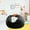 Black, variant on KQJQS Giant Bean Bag Chair Cover - 5FT Round Faux Fur Beanbag Cover for Kids and Adults, Soft and Fluffy Lazy Sofa Bed Cover (White, No Filler)