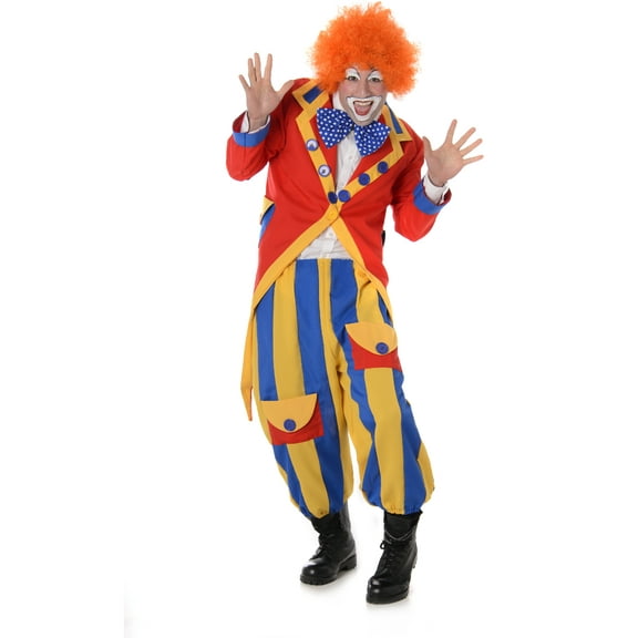 Colorful Carnival Circus Clown Ringleader Men's Costume Medium 38-40