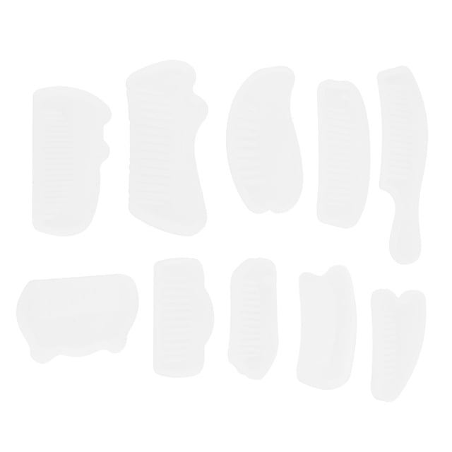 Molde de fundición para bricolaje, 10 moldes de peine de silicona, herramientas de fabricación de bricolaje, molde de peine diseñado con precisión