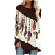 thumbnail image 2 of Puntoco Mujeres Casual Manga Larga Cuello Redondo tops Blusa Suelta Folk-Custom Impreso Camisas Puntoco Puntoco-7405, 2 of 5