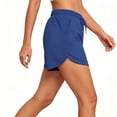 thumbnail image 4 of Wensltd Women Shorts Drawstring Elastic Waist Comfy Running Shorts With Side Pockets Summer Beach Casual Wear, 4 of 4