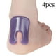 thumbnail image 4 of 4 piezas de almohadillas para callos en forma de U, almohadillas protectoras de gel para callos de pies para hombres y mujeres. Púrpura, 4 of 9