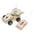 thumbnail image 3 of Coche RC de madera, Kits de ciencia de juguete, coche de Control remoto, modelo de vehículo de madera, juguete de aprendizaje, 3 of 9
