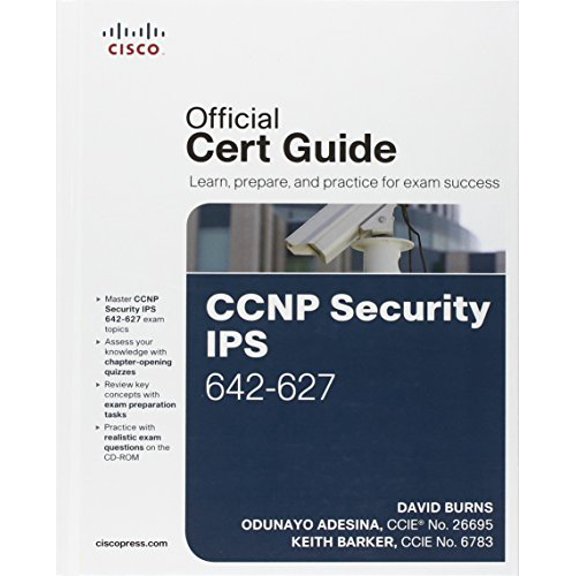 Pre-Owned CCNP Security IPS 642-627 Official Cert Guide, 9781587142550, 1587142554, Hardcover, 1 edition
