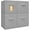 Grey-4 Pack, variant on Storage Cubes 11 Inch Durable 6 Pack Foldable Fabric Storage Bins with Handles for Closet Organization, Shelves, Office, Toys, Bedroom, Collapsible Storage Basket Red