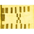 thumbnail image 1 of Ahgly Company Indoor Rectangle Oriental Yellow Modern Area Rugs, 8' x 12', 1 of 4