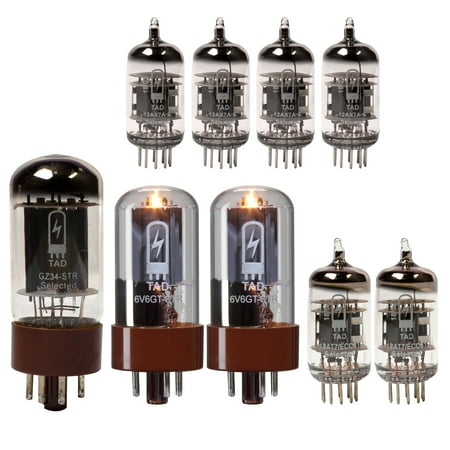 Fender Deluxe Reverb (Black Panel) TAD Tube Set with Matched Power Tubes