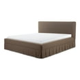 thumbnail image 2 of Moe's Home Collection Maren King Bed Brown Fabric Beds, 2 of 6