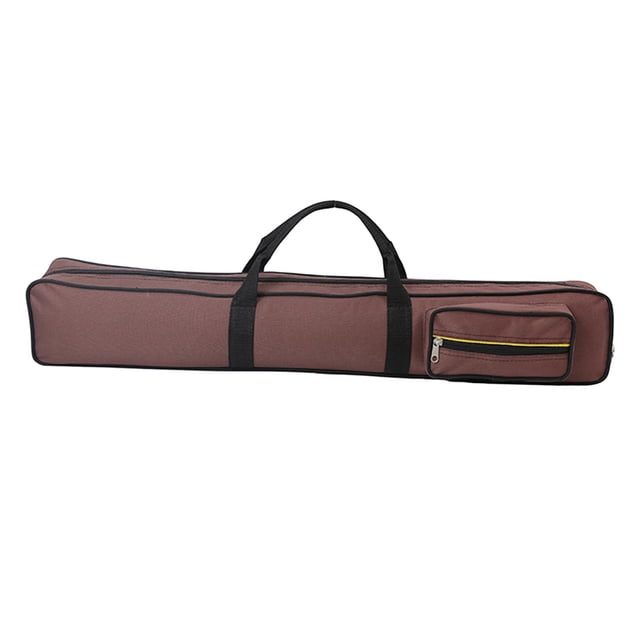 ZheElen Étui pour Queue de Piscine Anti-Rayures 1/2 Pochette Queue de Piscine Sac de Snooker Rangement Bleu Piscine Café