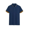 thumbnail image 2 of WREESH Men's Modern Turndown Collar Henley Shirt Business Casual Solid Color Top with Stretch Fabric & Contemporary Tailoring, 2 of 8