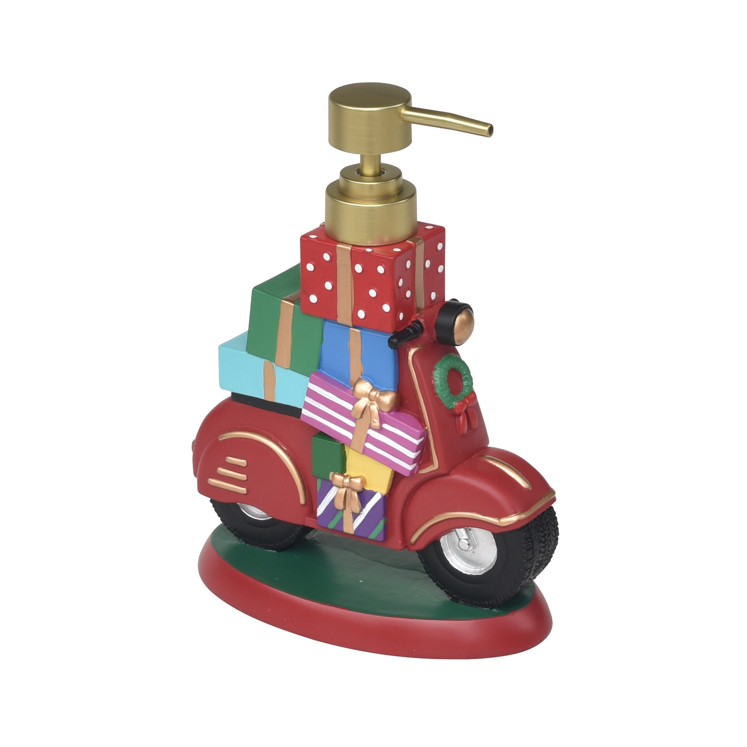 Holiday Gift-Filled Motorcycle Soap Dispenser