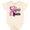 Natural, variant on Inktastic Breast Cancer Awareness I Support My Auntie with Pink Ribbon Boys or Girls Baby Bodysuit