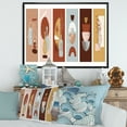 thumbnail image 2 of Designart 'Compostion Minimalistic of Organic Shapes V' Modern Framed Canvas Wall Art Print, 2 of 5