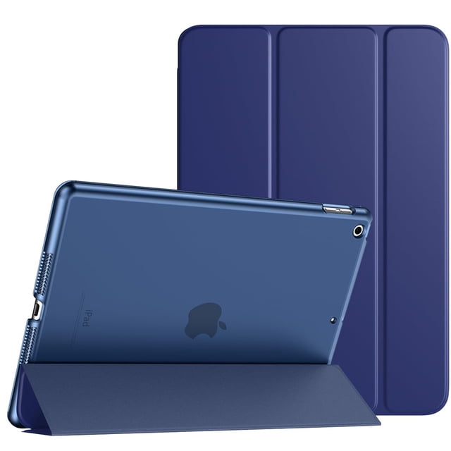 Funda para iPad 10.2 TimoVo 7ª generación, delgada, azul translúcido