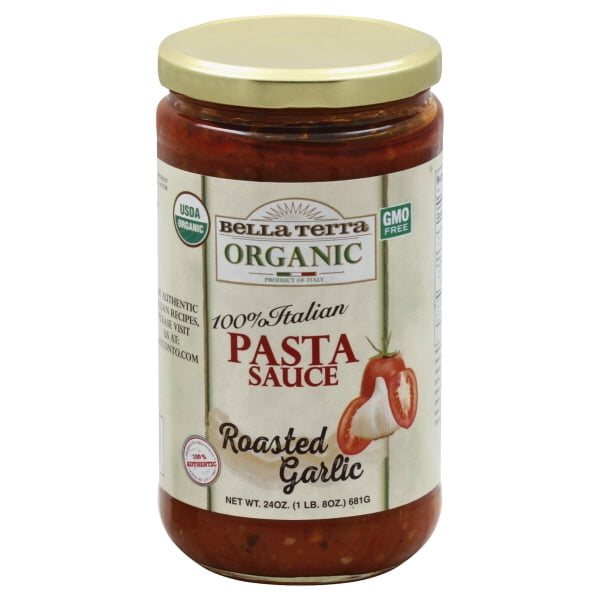 BELLA TERRA Pasta Sauce Roasted Garlic, 24 oz