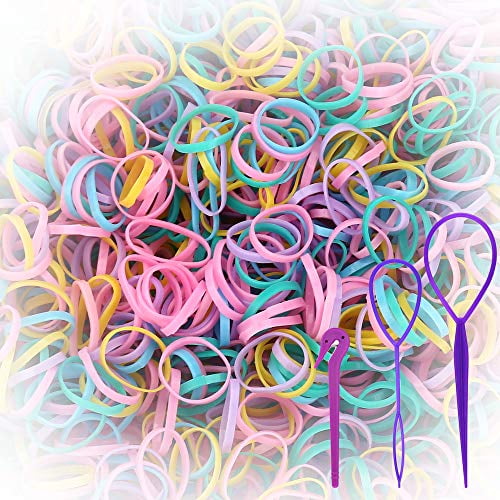 Children's rubber bands 100 pieces Zip pocket hair Not tangled Baby rubber band 