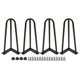 thumbnail image 1 of 4PCS Hairpin Metal Table Legs Heavy Duty Durable Iron DIY Hairpin Furniture Leg for Nightstand Coffee Table Desk, 1 of 5