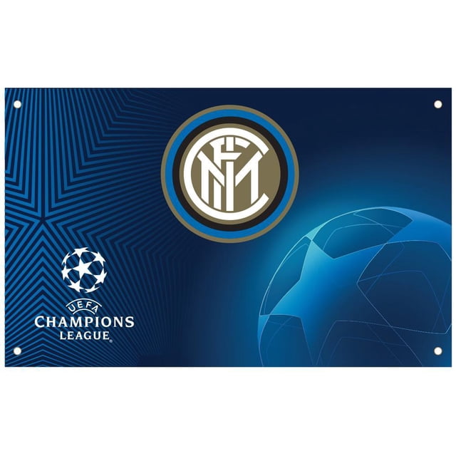 FC Inter Milan - Bandera modelo Champions League (Azul)