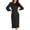 Black, variant on Vedolay Womens Dresses Fall 2023 Sweater Dress for Women Knit Ribbed A-Line Fitted Pullover Sweaters Dresses,Gray XXL