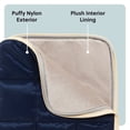 thumbnail image 3 of U Brands Nylon Puffer Laptop Sleeve, 15"L x 10.67"W x 1.77"D, Navy, 3 of 9