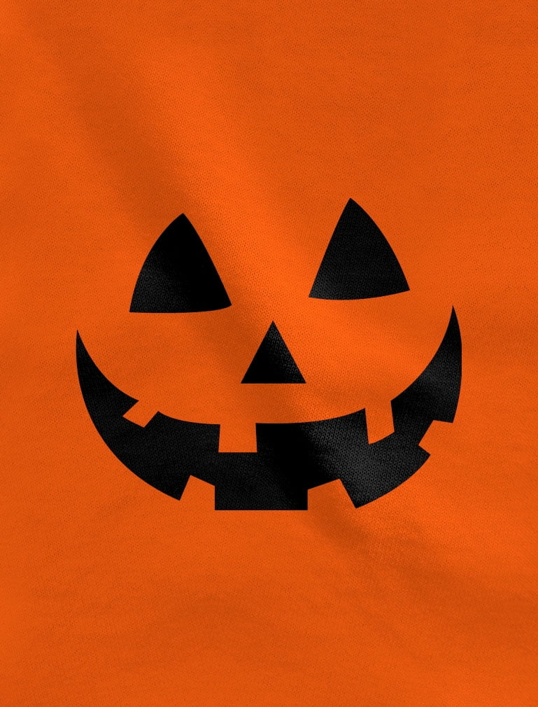 Jack O' Lantern Geeky Pumpkin Face Shirt Halloween Dinosaur Toddler Kids Tshirt 