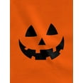 thumbnail image 2 of Jack O' Lantern Geeky Pumpkin Face Shirt Halloween Dinosaur Toddler Kids Tshirt, 2 of 6