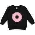 thumbnail image 2 of Inktastic Pink Donut with Sprinkles Toddler Sweatshirt, 2 of 4
