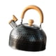 thumbnail image 5 of Hervidor silbador de acero inoxidable con mango ergonómico, ideal para cocina, hogar, 3L negro, 5 of 9