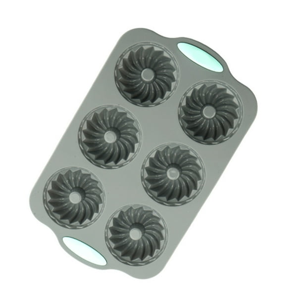 Molde de silicona para pasteles con forma de corona de hielo | Resistente a altas temperaturas y antiadherente para pasteles, brownies y muffins | Paquete de 1
