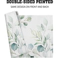 thumbnail image 5 of Sage Green Placemats Set of 4 Washable Non-Slip Heat Resistant 12×18 Inch Spring Watercolor Eucalyptus Leaves Thick Place Mats Decorative Linen Fabric Table Mat for Dining Table Kitchen Home Decor, 5 of 6