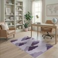 thumbnail image 2 of ODIKA Purple Muted Tones Diffused Asymmetrical Layout Grayish Mauve for Playroom, Bedroom, Reading Nook, Pet Friendly & Kids Safe Play, 2 of 7