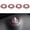 Red, variant on Chasenew 4Pack Bling Car Inner Door Lock Pull Stickers, Rhinestones Bling Car Pull Rod Bolt Decoration Covers Interior Car Accessories, for Mercedes-Benz A/B/C/E Class GLC GLA GLK GLA(Red)