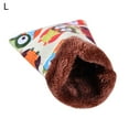 thumbnail image 2 of Flmtop Pets Hamster Rabbit Dot Heart Print Winter Warm Bed House Mat Plush Bag Nests, 2 of 9
