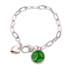thumbnail image 1 of Abalone Aquatic Marine assemblage Pulsera de cadena de corazón joyería encanto moda, 1 of 3
