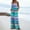 Sky Blue 1, variant on Women's Casual Loose Jumpsuits One Piece Sleeveless Printed Wide Leg Long Pant With Pockets