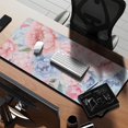 thumbnail image 2 of Long Mouse Pads for Desk,Pioneer Flower Floral Print Pattern Desk Mats on Top Of Desks, Desk Mouse Pad Extra Large with 3mm Non-Slip Base and Stitched Edge for Gaming,Office,Work,Home 35.4"x15.7", 2 of 6