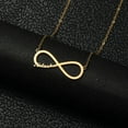 thumbnail image 5 of Vakki 18K Gold Plated Personalized Infinity Name Necklace Customized Any Name Infinity Pendant Nacklace, 5 of 5