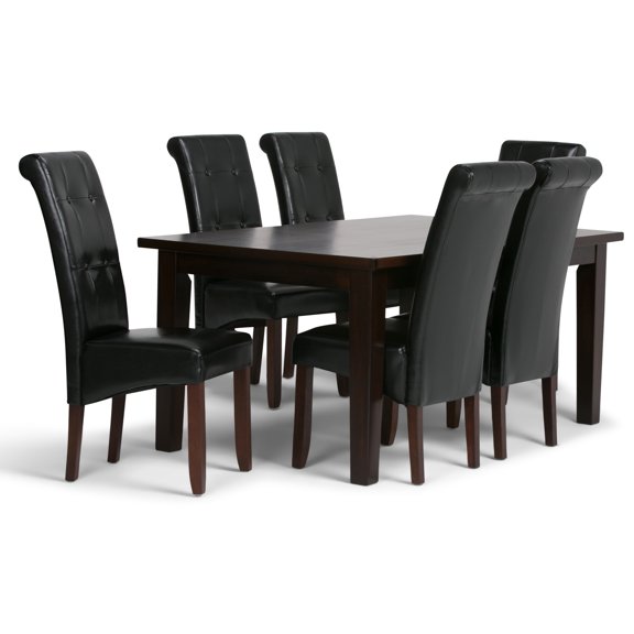 Simpli Home Cosmopolitan / Eastwood 7-Piece Dining Set