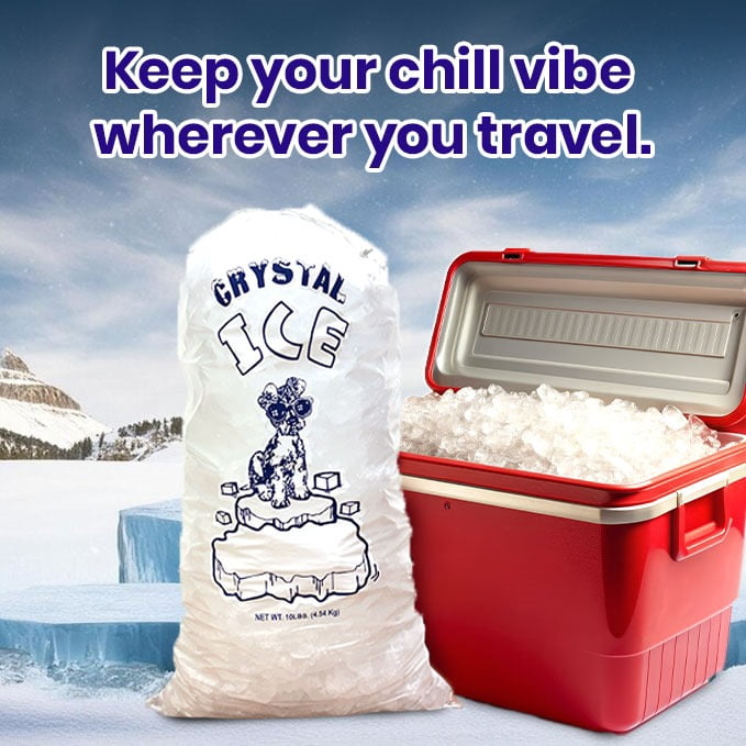 7STAR Ice Bags 10 lb with Drawstring – 100 Pack | Frozen Ice Storage Bags for Freezers – Durable and Leak-Proof Design