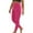 1-Hot Pink, variant on QHFBli High Waisted Leggings for Women Lift Summer Solid Color Casual 3/4 Workout Leggings Gym Clothes for Daily Wear