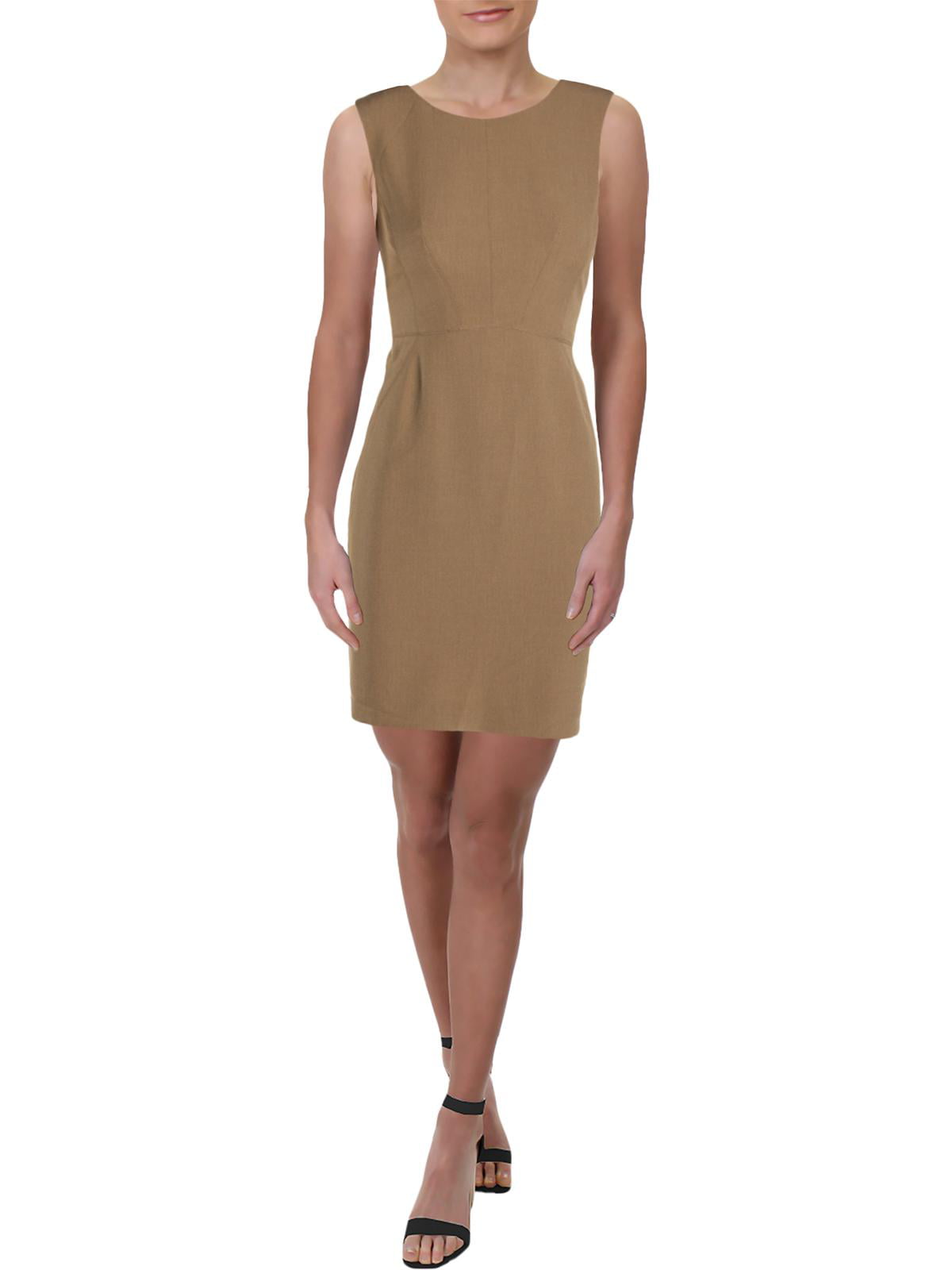 Kasper - Kasper Womens Petites Solid Sleeveless Shift Dress - Walmart ...