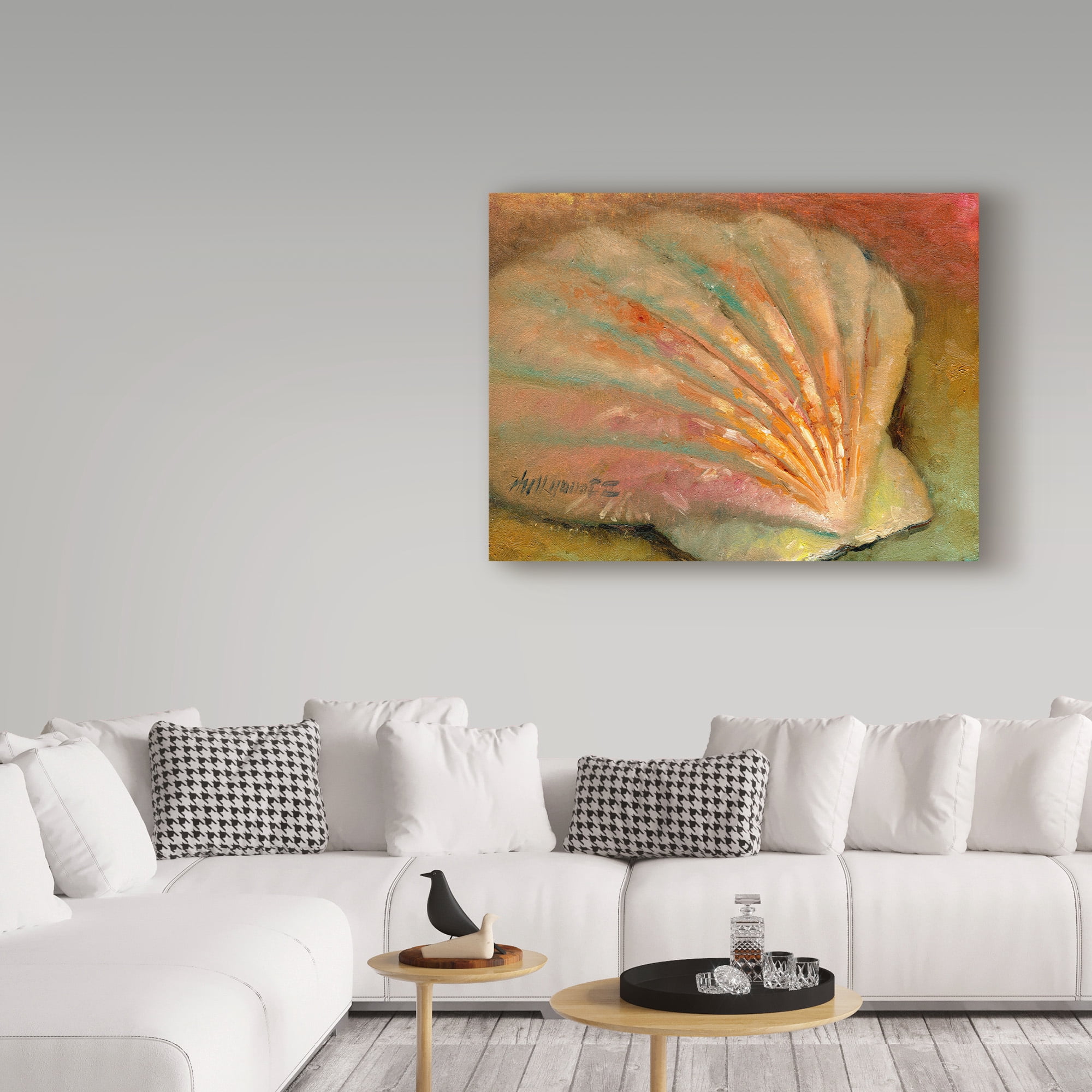 Trademark Fine Art 'Scallop Seashell' Canvas Art by Hall Groat Ii