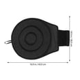 thumbnail image 4 of FUEENIRVA Swivel Support Cushion Black Cloth for Pregnant Women Car Travel Comfort 1 Pack, 4 of 6