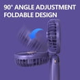 thumbnail image 3 of JELLOO Tabletop Handheld Portable Fan Five-Speed Portable Fan Folding Portable Fan Multi-Purpose Portable Fan, 3 of 5