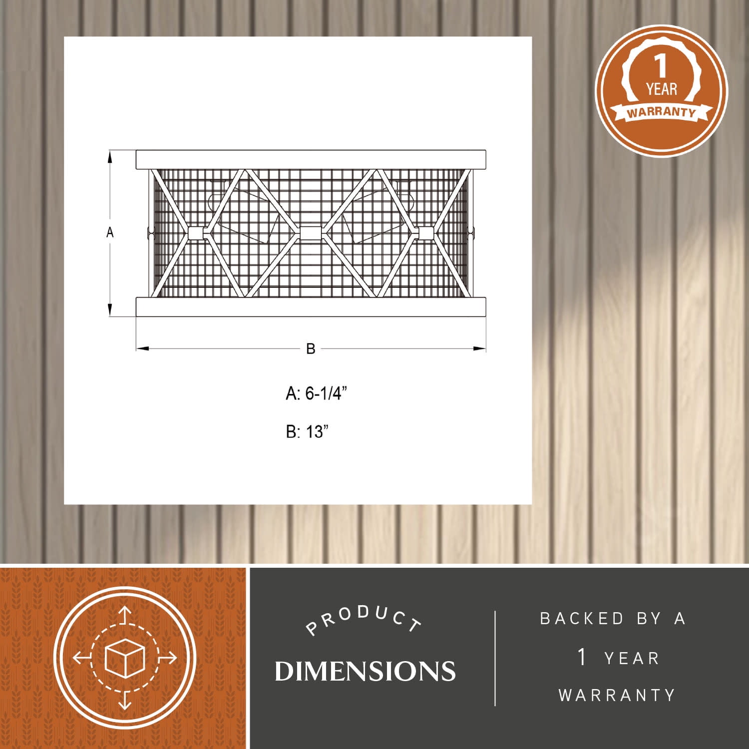 Bremerton 13-in W Bronze Industrial Cage Drum Flush Mount Ceiling Light