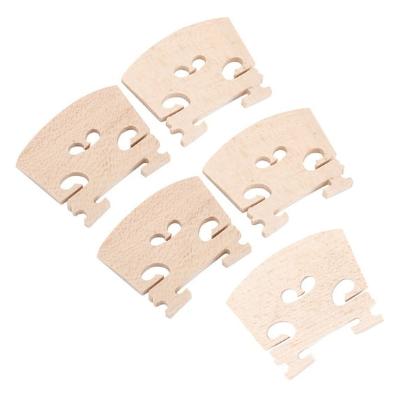FAGINEY Violin Bridges, Violin Accessories, Maple Wood Instrument Fitting Accessory For Replacement Part Of Violin