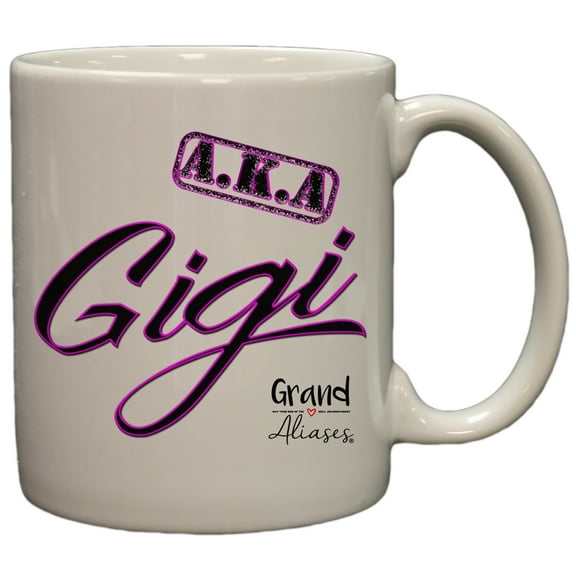 Grand Aliases Series Grandmother "A.K.A. Gigi" 11oz Coffee Mug