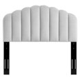 thumbnail image 2 of Veronique Full/Queen Performance Velvet Headboard - Light Gray, 2 of 4