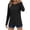 *2-Black, variant on VBVC Women's UPF 50 Crew Neck Long Sleeve Sun Shirt,Ladies Quick Dry Stretchy Athletic Top,Hiking Beach Outdoor Tee For Women,Black,S-3XL